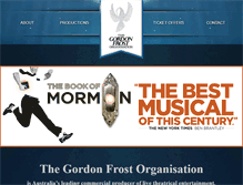 Tablet Screenshot of gordonfrostorganisation.com
